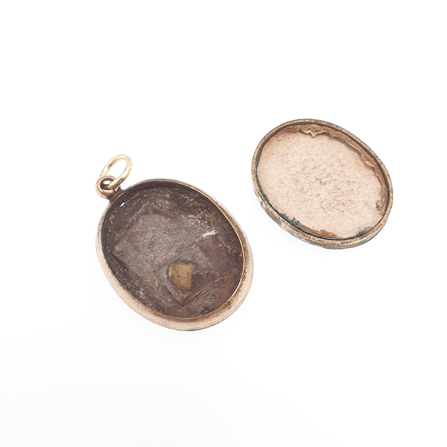 Antique Victorian 9ct Gold Front Locket Pendant Engraved One Sided Pendant Necklace 9k Oval Vintage Jewelry Jewellery