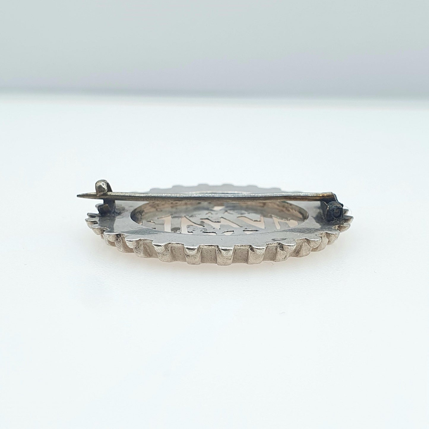 Antique Victorian Sterling Silver LIZZIE Brooch Elizabeth Name Womens Nickname Gift Jewelry Vintage Jewellery