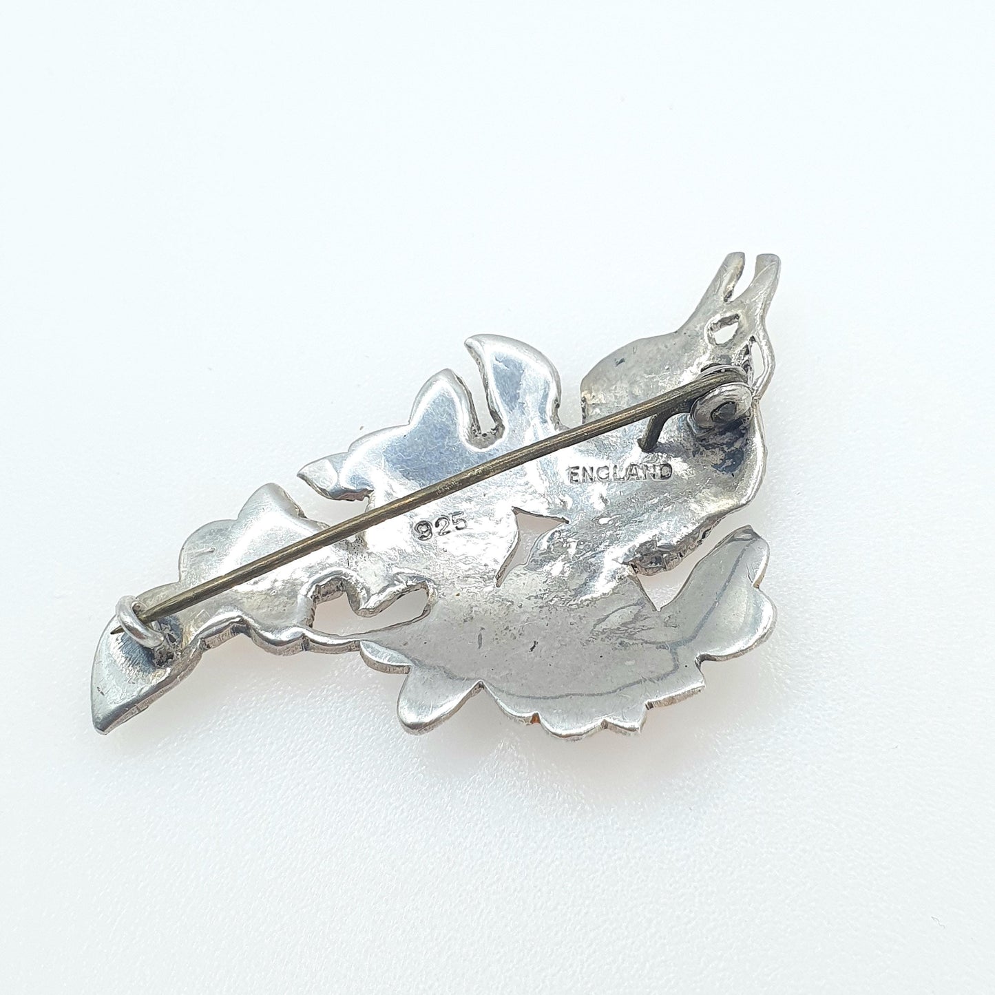 Antique Sterling Silver Enamel Flower Brooch Colourful Art Nouveau Vintage Bernard Instone Style Vintage Jewelry Jewellery