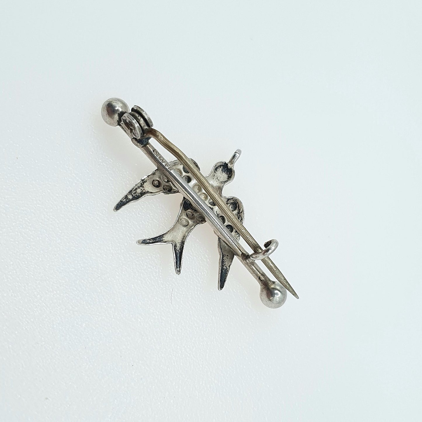 Antique Victorian Solid Silver Bird Brooch Pastry Cutter Swallow Vintage Jewelry Jewellery Mens Womens Unisex