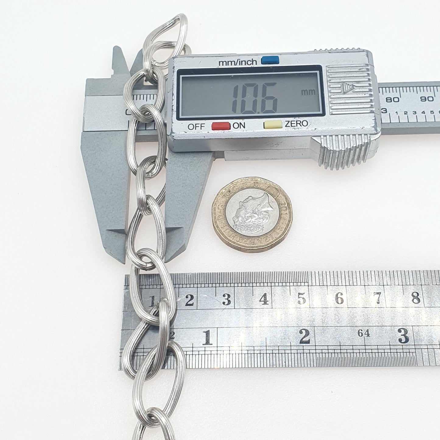 Vintage Sterling Silver Large Curb Link Chain Bracelet Textured Link Chunky Huge Big Womens Mens Jewellery Jewelry 21cm 8.25" 27.32g
