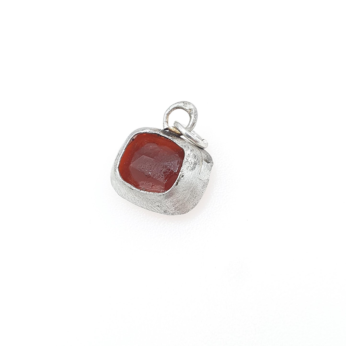 Antique Solid Silver Leo Zodiac Pendant Glass Cameo Lion July August Star Sign Art Deco Vintage Mens Womens Jewellery Jewelry
