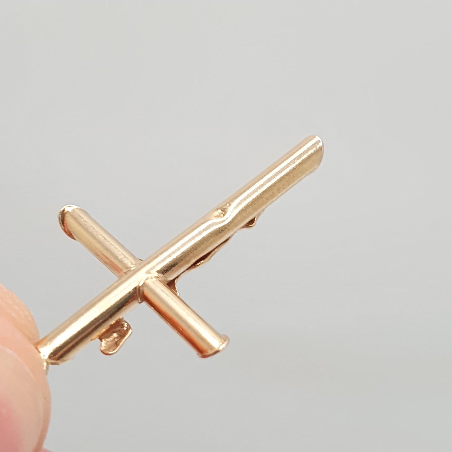 Vintage 9k 9ct Gold Jesus On The Cross Crucifix Necklace Pendant Italy INRI Solid 375 Christian Religious Mens Womens Jewelry Jewellery