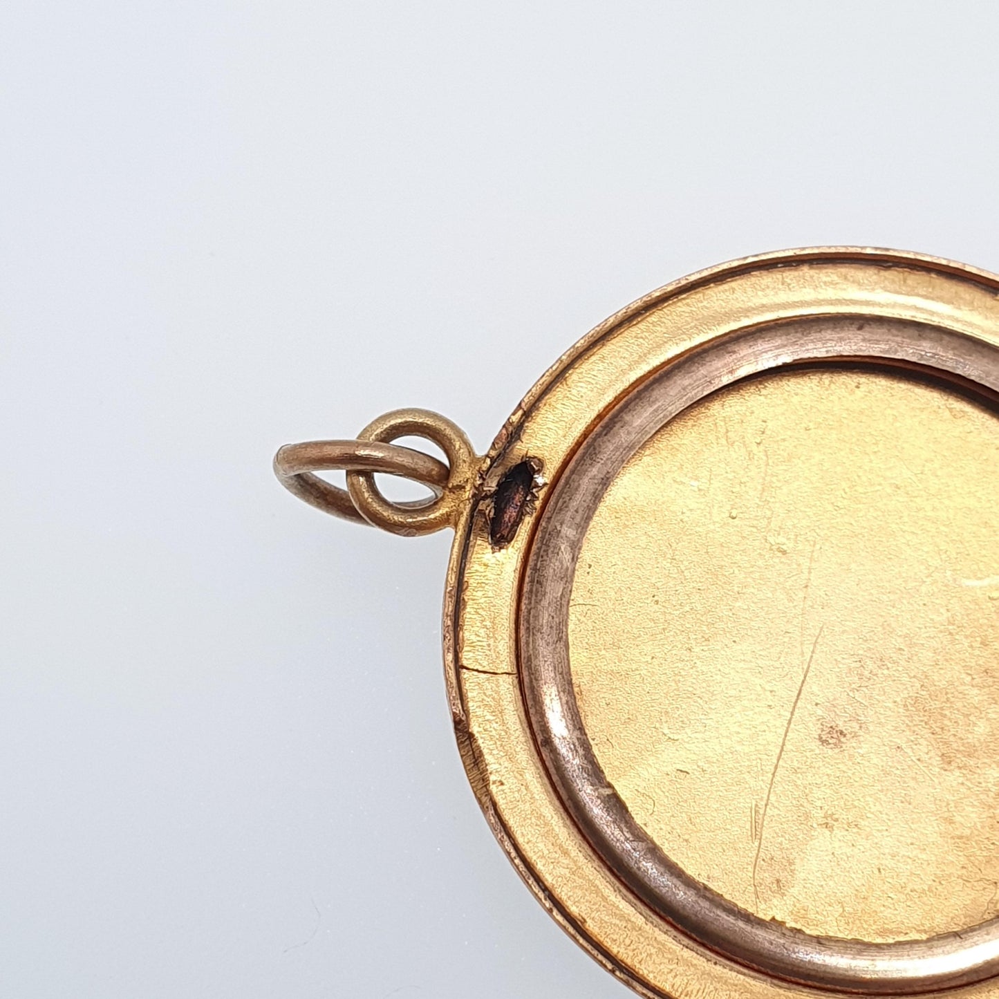 Antique Rolled Gold Diamond Paste Locket Heart Engraved Centre Love Romantic Gold Filled Photo Womens Vintage Jewelry Jewellery