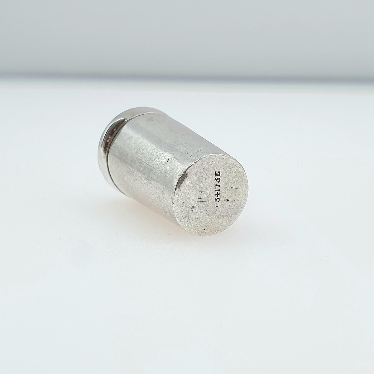 Antique Sterling Silver Cheroot Case Holder Pendant Fob Necklace Cylinder Holder 1903 Hallmark Smoking Vintage Unisex Jewellery Jewelry