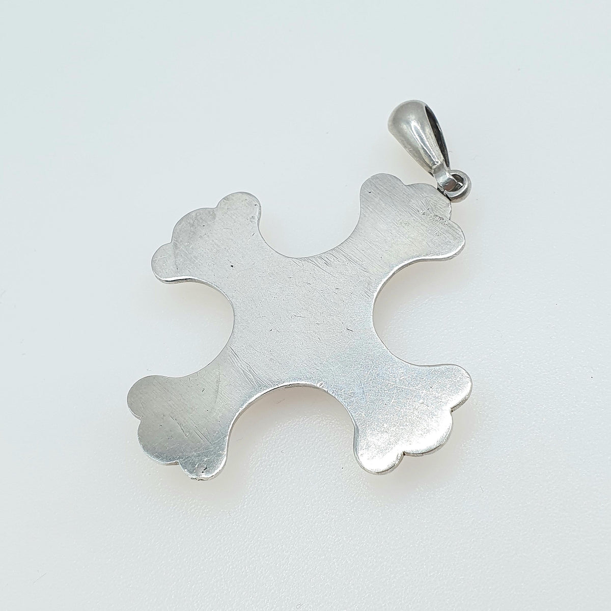Antique Victorian Solid Silver Cruciform Pendant Large Maltese Cross Crucifix Necklace Religious Big Large Mens Womens Jewelry Jewellery