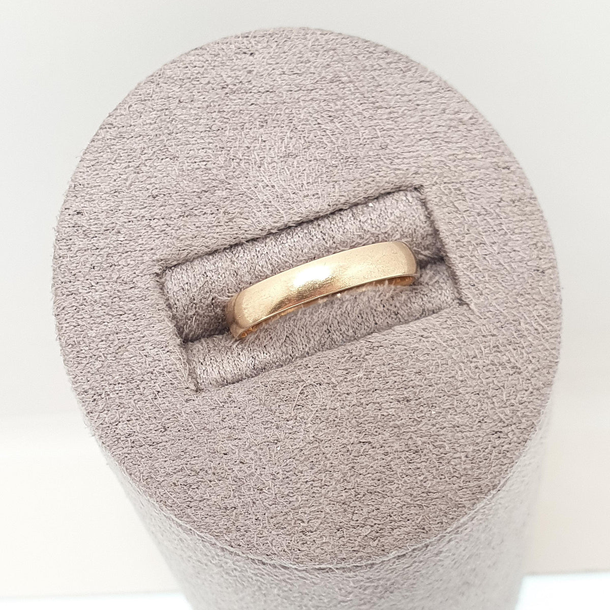 Vintage 9ct 9kt Gold Band Ring Wedding Plain Smooth Hallmarked Solid 375 9k Stacking Stacker Gift Yellow Mens Womens Fine Jewelry Jewellery