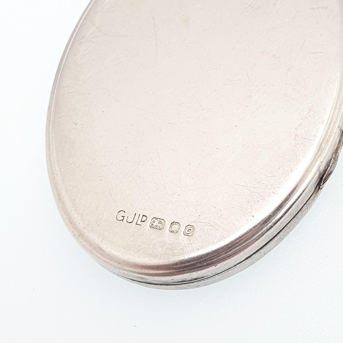 Vintage GEORG JENSEN Sterling Silver Locket Very Large Big 1969 Hallmark Engraved Necklace Pendant Picture Photo Womens Jewelry Jewellery