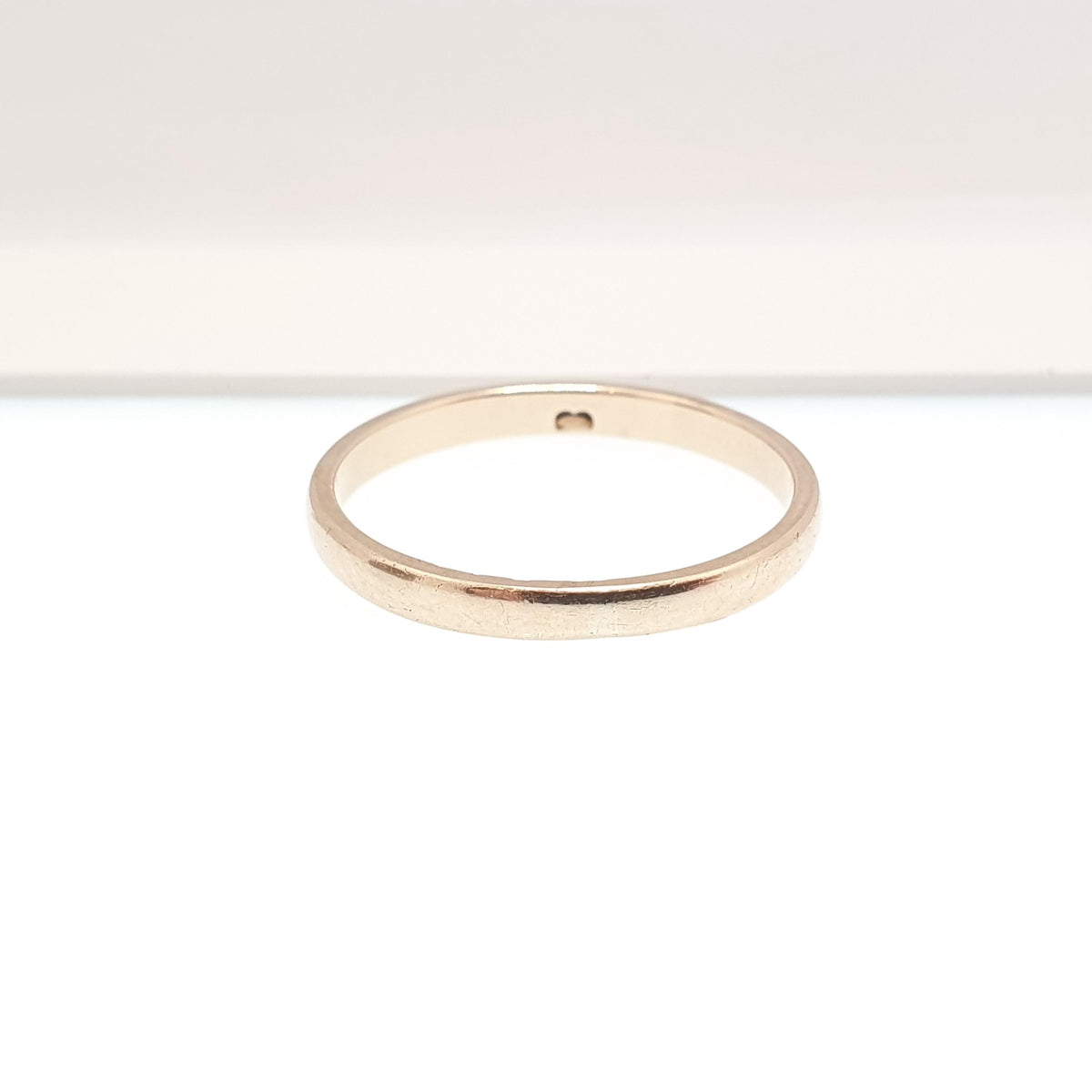 Vintage 9ct 9kt Gold Band Ring Mens Wedding Solid 375 9k Thin Fine Large Size Yellow Jewelry Jewellery UK W US 11