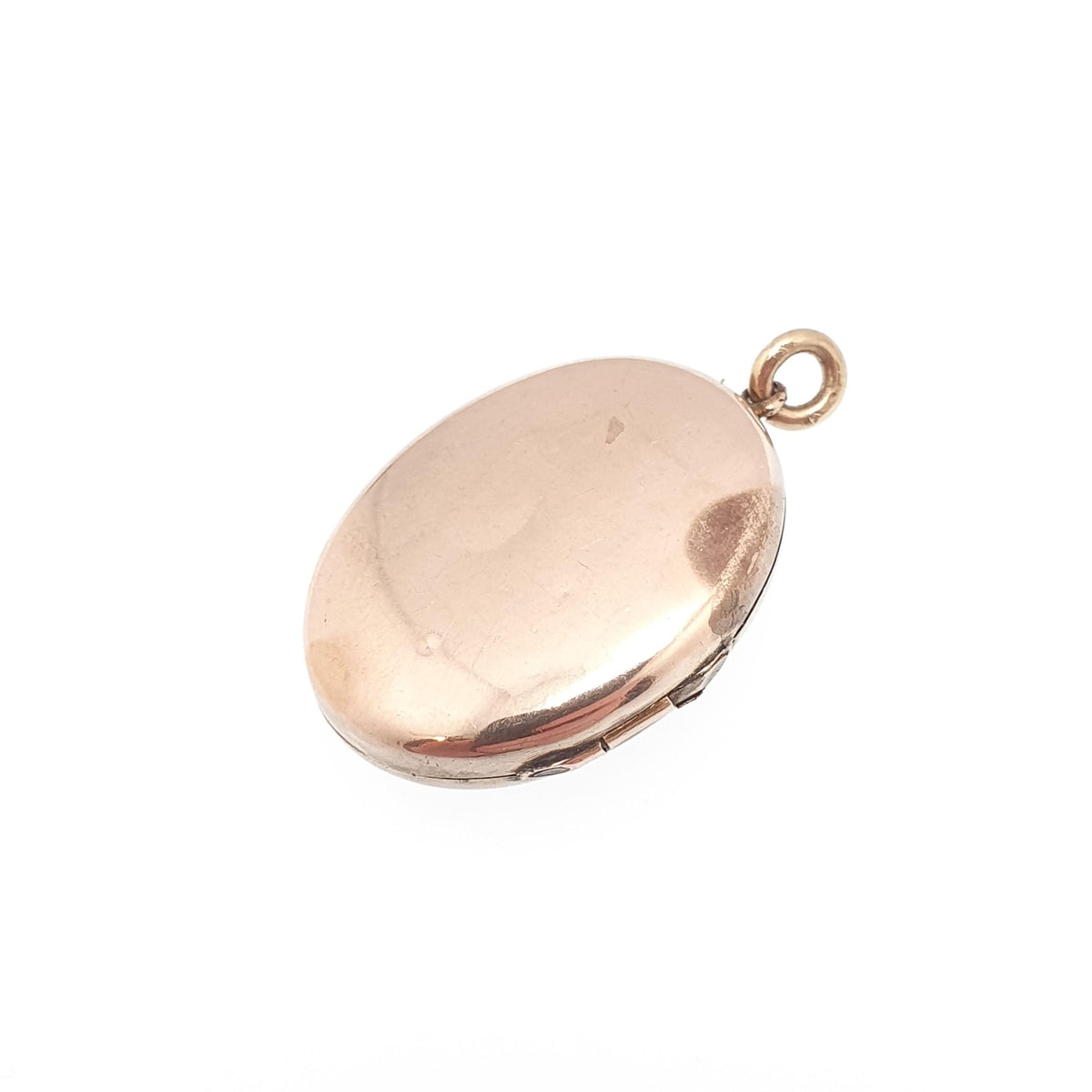 Antique 9ct Gold Ruby Paste Locket Seed Pearl 9k Back & Front Victorian Oval Pendant Picture Photo Vintage Jewelry Jewellery