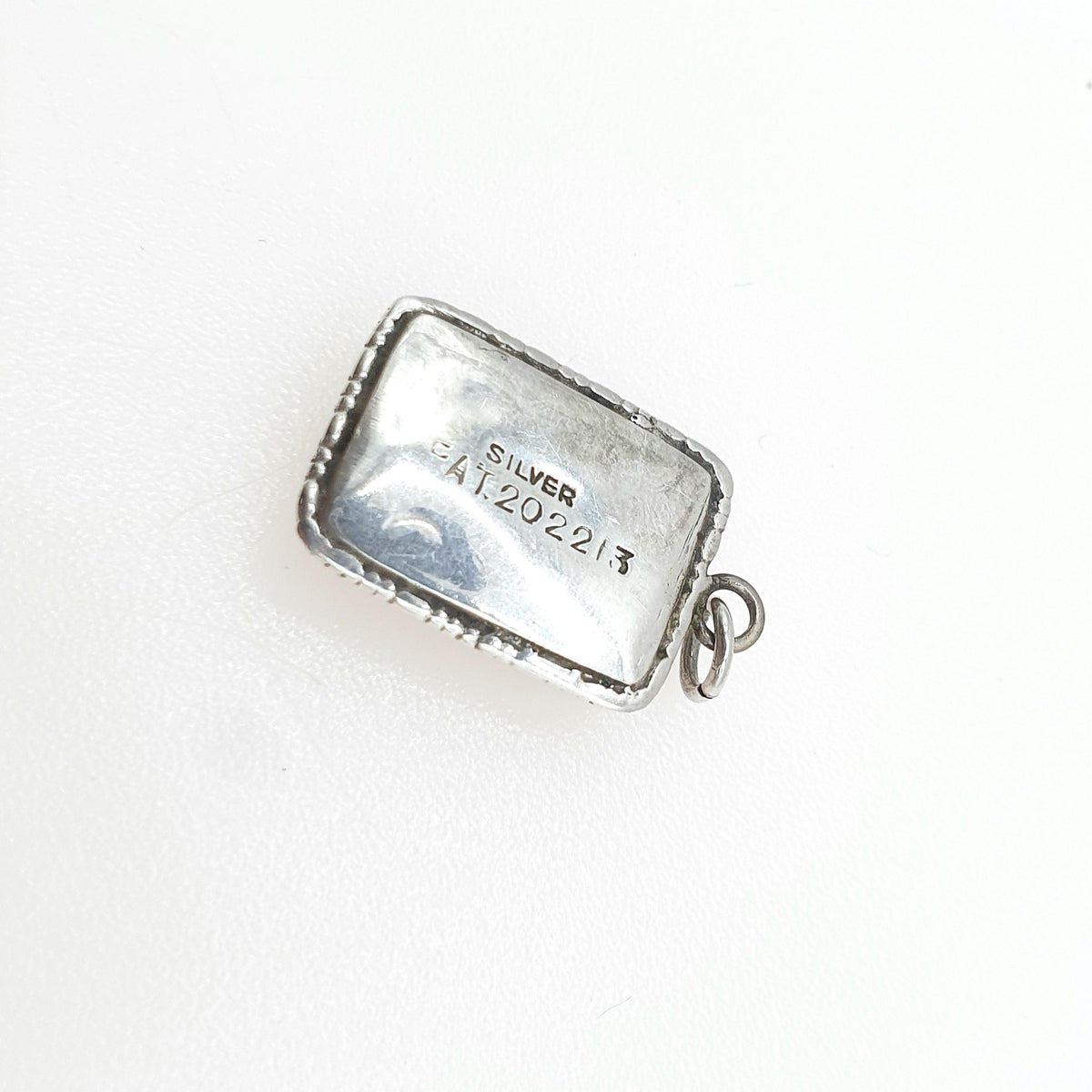 Antique Art Deco Solid Silver Butterfly Wing Bird Pendant Necklace Small Animals Birds Morpho 1920s Vintage Womens Jewelry