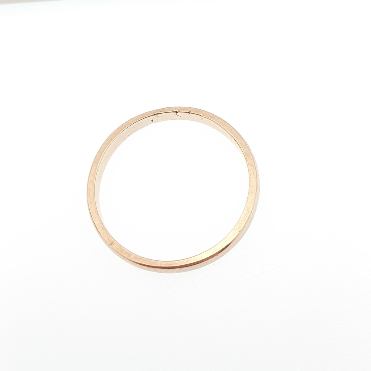 Vintage 9ct 9kt Gold Band Ring Mens Wedding Solid 375 9k Thin Fine Large Size Yellow Jewelry Jewellery UK W US 11