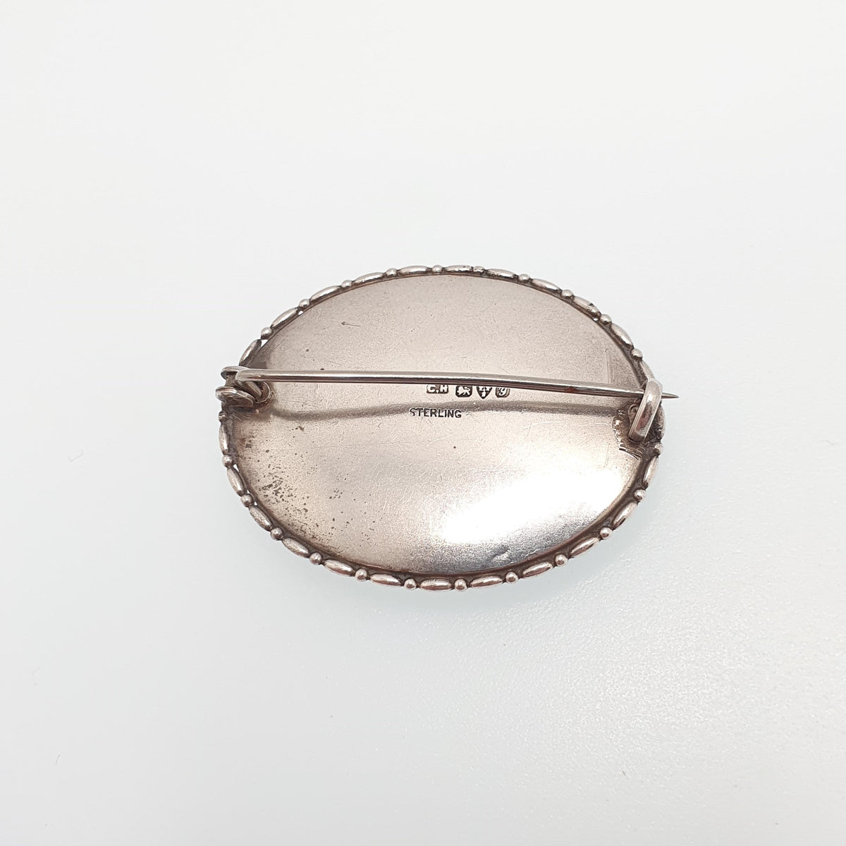 Antique Charles Horner Sterling Silver Feather Brooch 1924 Hallmark Genuine Bird Feathers CH Vintage Jewellery Jewelry