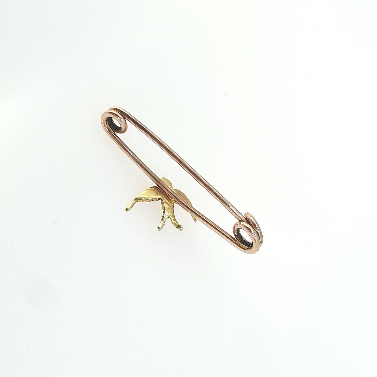 Antique Victorian 9ct Gold Seed Pearl Bird Brooch Swift Swallow Solid 9k 9kt Safety Pin Womens Vintage Jewelry Jewellery