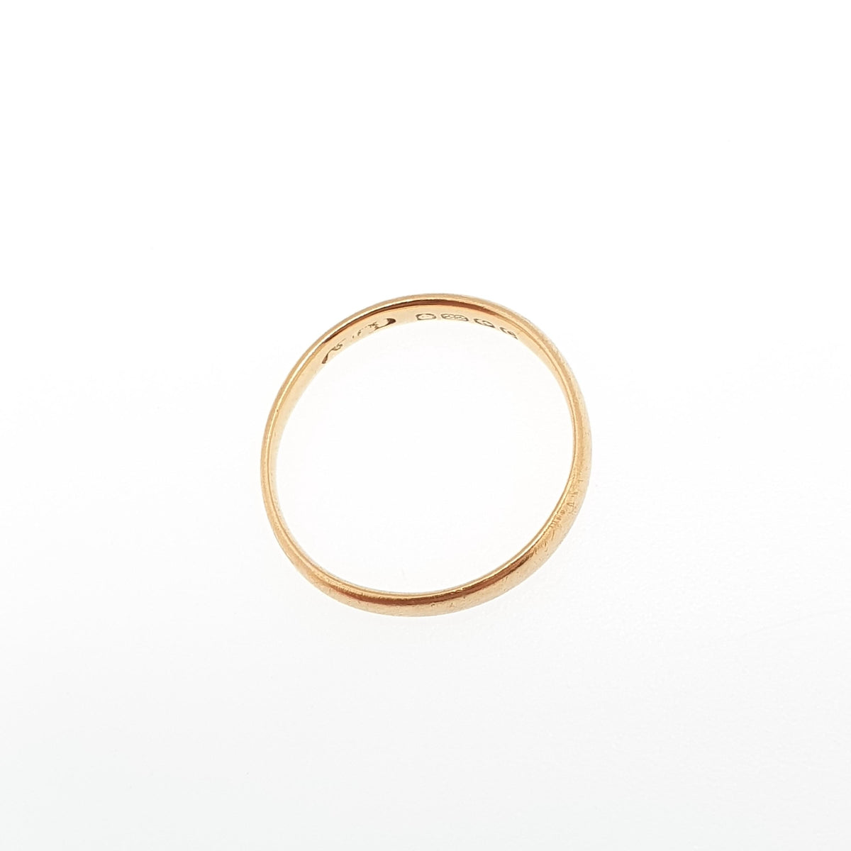 Antique 22ct Gold Wedding Band Ring Hallmarked Yellow 22k 22kt Stacking Stacker Vintage Womens Jewellery Jewelry