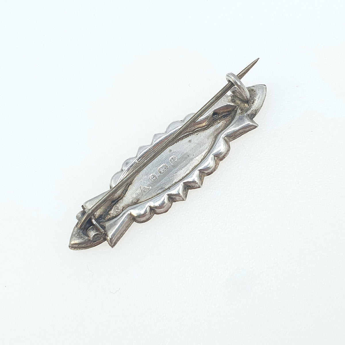 Antique Sterling Silver "ROSE" Brooch Sweetheart Pin Name Flower Womens Nickname Gift Jewelry Vintage Jewellery