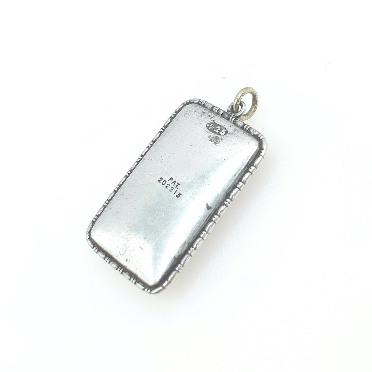 Antique Sterling Silver Butterfly Wing Geisha Pendant Necklace Hand Painted Insect Bug Japanese Lady Womens Jewelry Jewellery