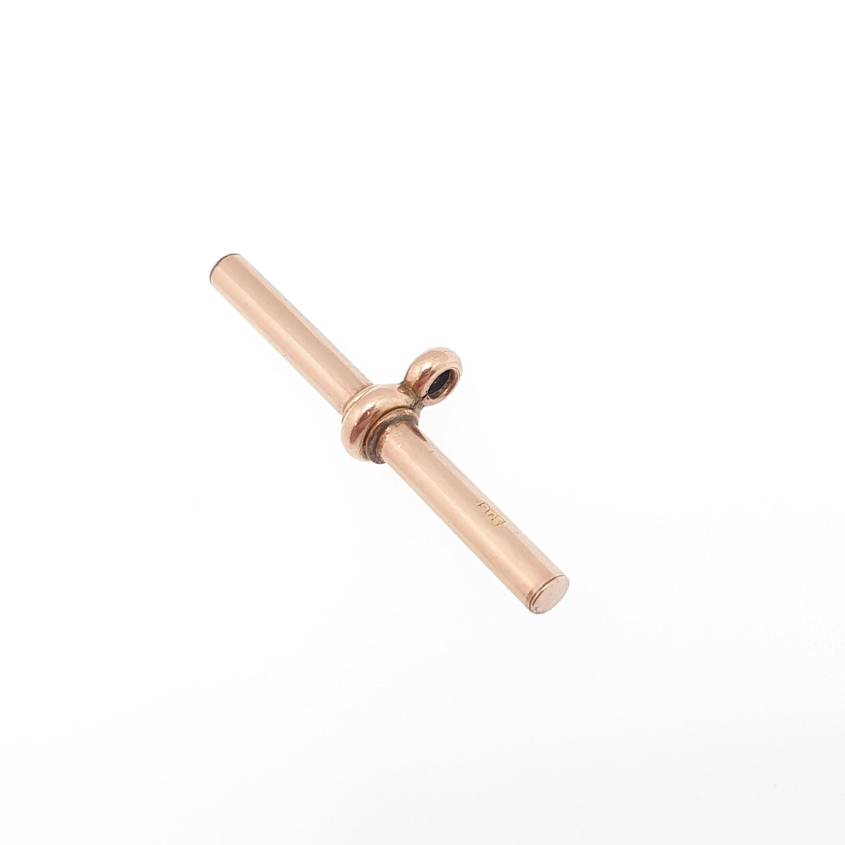 Antique Victorian 9ct Rose Gold T Bar Pendant Albert Chain Solid 9k 9kt Charm Necklace Vintage Jewelry Jewellery Mens Womens