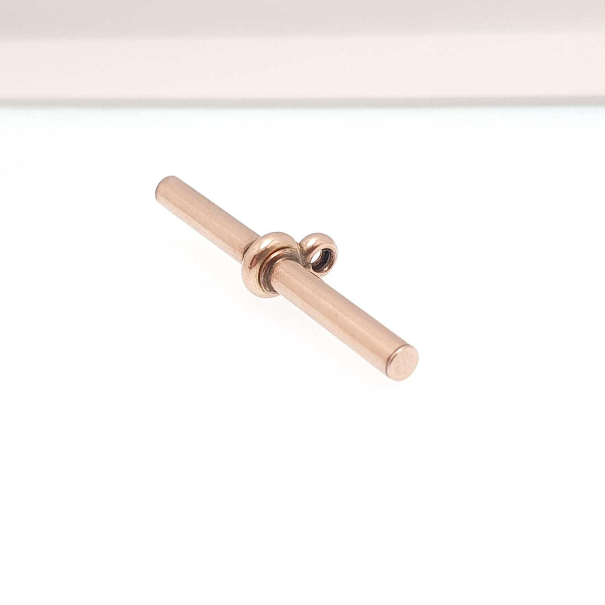 Antique Victorian 9ct Rose Gold T Bar Pendant Albert Chain Solid 9k 9kt Charm Necklace Vintage Jewelry Jewellery Mens Womens