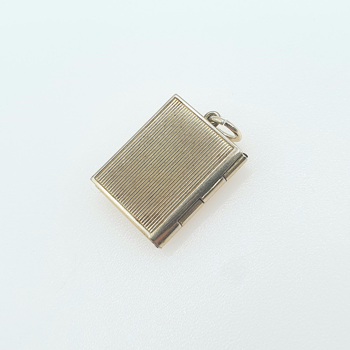 Vintage Rolled Gold Bible Locket Book Gold Filled Mother of Pearl Lords Prayer Inside Retro Ladies Women Jewelry Jewellery